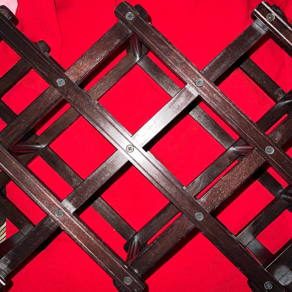 Folding Wine Storage Rack Stand for Countertop or Table